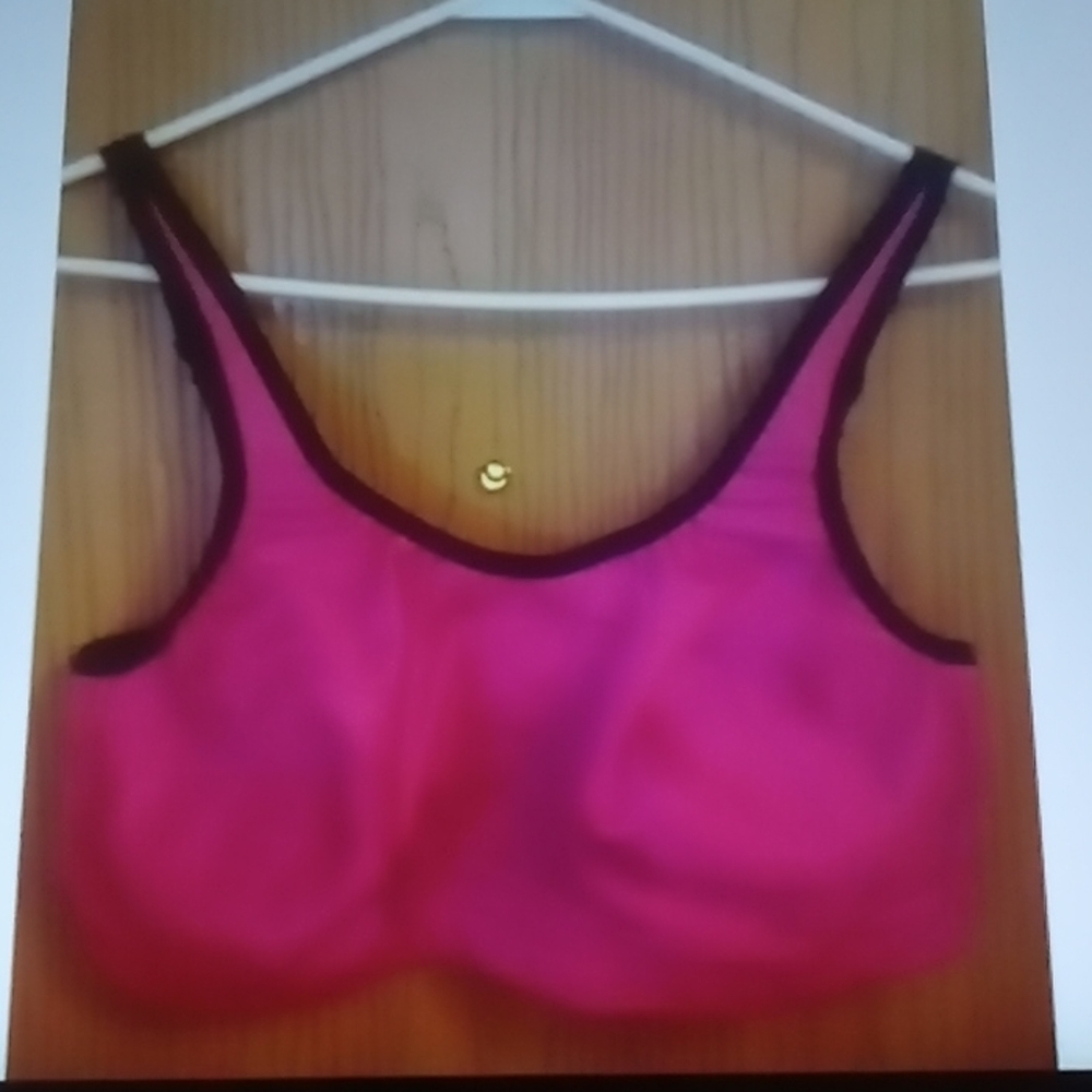 LEADING Lady black pink bra size 38c